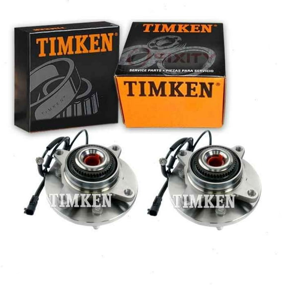 2 pc Timken Front Wheel Bearing Hub Assembly compatible with Ford F-150 2011-2014
