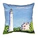thumbnail image 3 of Betsy Drake NC993 18 x 18 Po. Coussin de Maison Légère Fenwick Island, 3 of 4