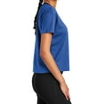 thumbnail image 3 of Mafoose Women's PosiCharge Draft Crop Tee True Royal Large, 3 of 5