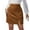 Khaki, variant on Womens Skirts Autumn Suede Solid Mini Sheath Skirts Zip Waist Tight Fit Fit Night Out Party Formal Stylish Skirts