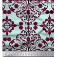 thumbnail image 1 of Tissu de Coton Imprimé Damassé Marocain par Yard 56 Pouces de Large, 1 of 3