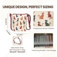 thumbnail image 3 of Bandolera Signare Tapestry Cheeky Cat Design para mujer, 3 of 6