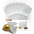 thumbnail image 1 of CHL-Sootozy Reusable Aluminum Foil Seals for Nespresso VertuoLine Capsules 100PCS, Refillable Aluminum Covers Foil Seals Lids for Nespresso Vertuo Compatible with Nespresso VertuoPlus Espresso Machin, 1 of 4