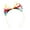 Deep rainbow, variant on Giaone Cute Hair Band For Girls Age 3 10 Trendy Rainbow Ribbon Head Ornament