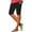 Black, variant on AherBiu Summer Shorts for Women Slim Fitted Elastic High Waisted Stretch Comfy Basic Layer Short Bottoms with Pockets