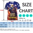 thumbnail image 4 of Omeoer Funny Patriotic Eagle Graphic T-Shirt Guess Who Just Got Noticed USA Flag Short Sleeve Crewneck Tee for Men Women, 4 of 7