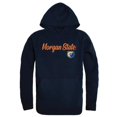 thumbnail image 1 of W Republic 558-224-NVY-03 Morgan State University Sweat à Capuche Script pour Hommes, Marine - Large, 1 of 1