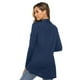 thumbnail image 5 of Top de mujer de manga larga con bolsillo frontal abierto, Top holgado a la moda y elegante para mujer, 5 of 7