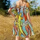 thumbnail image 5 of Vestido de manga corta de baile, vestidos elegantes para mujer, rebajas, vestidos de cóctel, vestidos de verano para mujer, 5 of 7