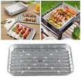 thumbnail image 1 of Plateau de Cuisson en Aluminium pour Four, Gril et Cuisson Extérieure - Moule en Feuille Jetable Robuste pour la Préparation et le Rangement des Aliments 5 Pcs, 1 of 9