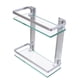 thumbnail image 3 of Estante De Vidrio Templado Estante De Baño De Vidrio De Doble Capa Soporte Montado En La Pared Organizador De Ducha De Baño De Vidrio Soporte De Champú Para Baño Hogar Cocina Moyic HA019365-00, 3 of 6