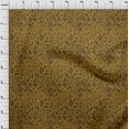 thumbnail image 3 of oneOone Cotton Jersey Dark Mustard Fabric Giraffe Animal Skin Craft Projects Decor Fabric Printed By The Yard 58 Inch Wide, 3 of 4
