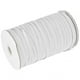 thumbnail image 1 of Rollo de 200 yardas de banda elástica de alta elasticidad, multifuncional, para ropa protectora, 6 mm de ancho, color blanco, 1 of 13