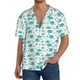 thumbnail image 3 of KLL Utensiles Print Men's Shirt Short Sleeve Button Down Summer Cuba Beach Shirts- 3X-Large, 3 of 7