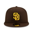 thumbnail image 2 of Men's New Era Brown San Diego Padres Authentic Collection On-Field 59FIFTY Fitted Hat, 2 of 5