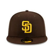 Mens New Era Brown San Diego Padres Authentic Collection On-Field 59FIFTY Fitted Hat