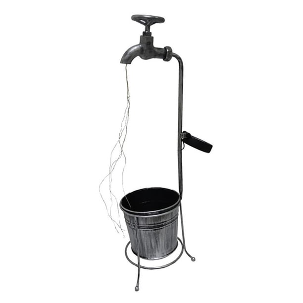 Agua Solar, Luz De Metal Para Jardín, Luces De Estaca, Lámpara De Maceta Para Patio, Césped, Decoración De Patio Cateissary HA046508-02