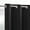 Black, variant on Sun Zero Bryant 2-Piece Textured Thermal Insulated 100% Blackout  Grommet Top Curtain Panel, Gray, 37.0”W x 84"L