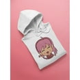 thumbnail image 3 of Happy Kawaii Girl Hoodie Women -SPIdeals Designs, Female Medium, 3 of 4