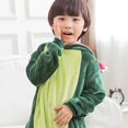 thumbnail image 1 of Kigurumi-Pijama de dibujos animados para niños, disfraz de carnaval, ropa de casa, Tigre, unicornio, dinosaurio, jirafa, vaca, 1 of 4