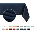 thumbnail image 3 of Textured Rectangle Tablecloth Water Resistant Wrinkle Free Spill-Proof, Soft Jacquard Table Cloth for Banquet Parties Event Holiday Dinner, Indoor and Outdoor Use, 60 x 84 Inch, Navy Blue, 3 of 6