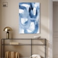 thumbnail image 3 of Fading Blue Mist I Canvas Print Modern Blue Wall Art by Art Remedy, Gallery Wrapped, 24 x 36, 3 of 7