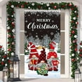 thumbnail image 6 of Beautynvta Christmas Door Cover, 35''x71'', Christmas Gnomes Front Door Cover Hanging Door Banner Cute Gnomes Merry Christmas Backdrop Christmas Party Hanging Decoration, 6 of 9