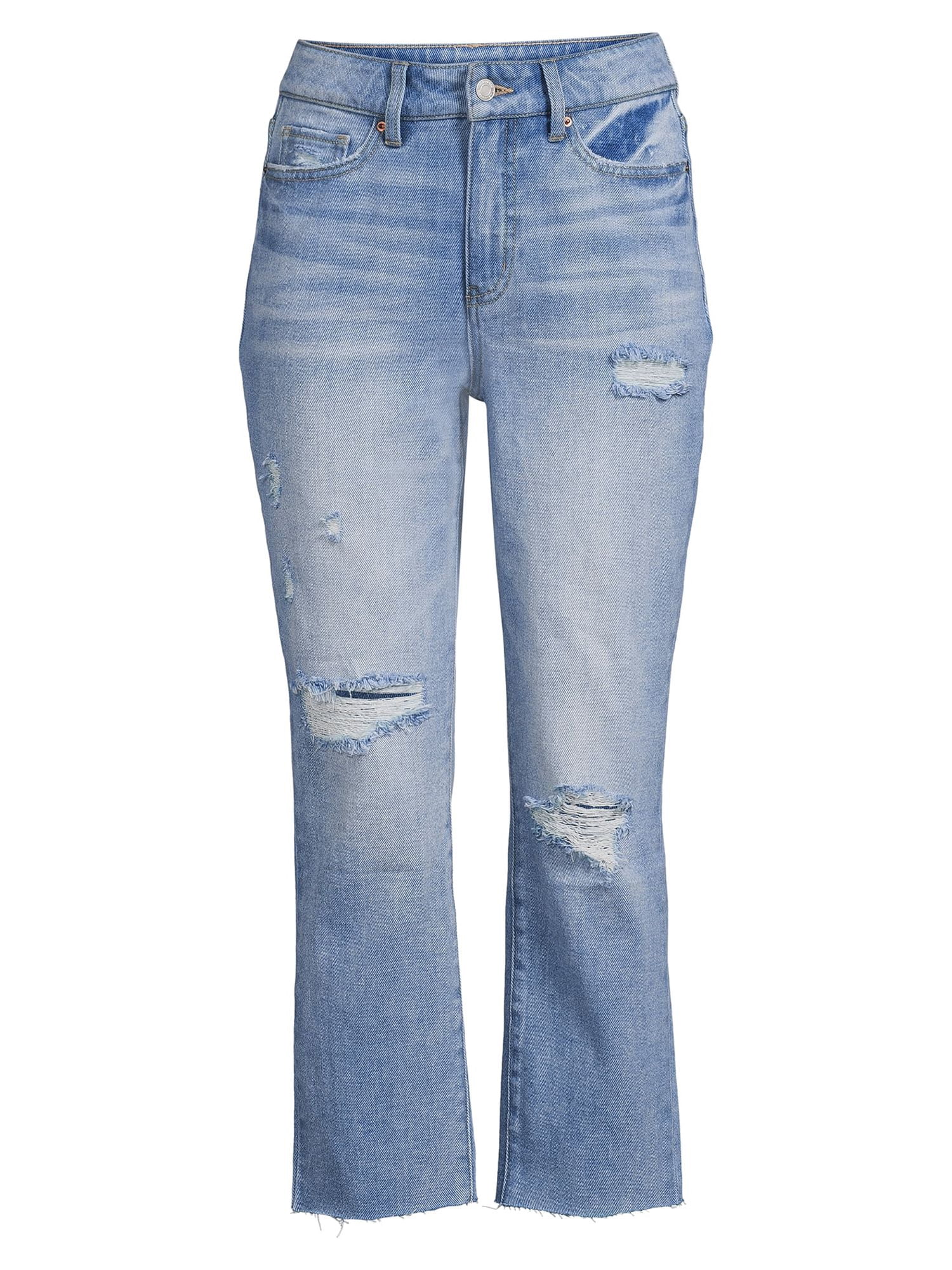 Time and Tru Women's Straight Crop Jeans