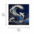 thumbnail image 3 of Pearl Painting Diy Kit, Ocean Whale 3D Raised Rhinestone Beaded Art Set, Ready-To-Create Mosaic Craft Kit, Great Stress Relief Handcraft For Adult Beginners, 3 of 7