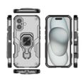thumbnail image 3 of Designed for iPhone 16 Plus Case, Military-Grade Protection, Protective Phone Case, with 360 Metal Ring Holder Kickstand, Shockproof Bumper Hybrid Women Men Case for iPhone 16 Plus, Gray, 3 of 8