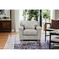 thumbnail image 4 of 43" Gray and Brown Genuine Leather Arm Chair, 4 of 5