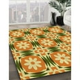 thumbnail image 3 of Ahgly Company Machine Washable Indoor Rectangle Transitional Mahogany Brown Area Rugs, 5' x 8', 3 of 7