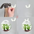 thumbnail image 5 of 9" Wall Fish Bowl Wall Mounted Fish Tank, Hanging Clear Acrylic Fish Bubble Flower Plant Pot Aquarium Wall Decor for Home, 5 of 9
