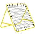 thumbnail image 1 of HOMCOM Rebounder Net Football Training Aid Kickback Target Play Yellow, 1 of 10
