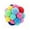 B, variant on 1.77inch Colorful Fuzzy Pom Pom Cat Bell Ball, Durable Plush Chewing Scratching Interactive Toys for Kittens Adult Cats Anxiety Relief