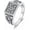 11, variant on 925 Sterling Silver Jerusalem Cross Signet Ring for Men Size 9/10/11/12/13