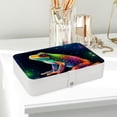 thumbnail image 6 of Frog Portable PU Leather Earring Holder with Removable Compartment - Includes Bracelet Holder, Necklace Organizer, Jewelry Organizer, 6 of 6
