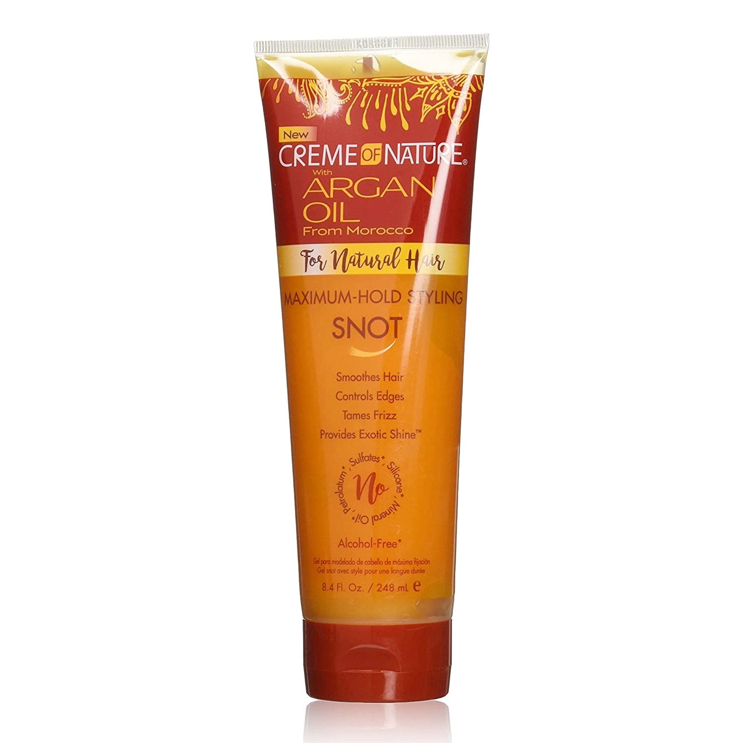 Creme Of Nature Argan Oil Flexible Styling Snot, 8.4 Oz.,2 packs