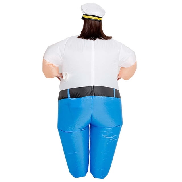 Fats Sailors Captains Inflated Cosplay Suit Battery Powered Comfortable Suit for Women Men Adult