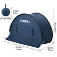 thumbnail image 3 of Hzzsbu Head Shade Tent Instant Beach Tent Face Head Shade Protection Canopy Portable Breathable Shade Protection Tent, 3 of 7