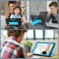 thumbnail image 2 of Dteck Rugged Case for for Onn 8 Inch Tablet Gen 3 (2022 Model:100071483), Heavy Duty Hybrid Shockproof Kickstand Cover Case, Black + Blue, 2 of 7