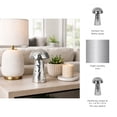 thumbnail image 5 of Mosaic Mushroom Figurine for Home Decor - Modern Mirror Sculpture for Living Room, Bathroom, Office, and Shelf Decor - Modern Ornaments Accents for Coffee Table and Room Styling - 10", Silver, 5 of 12
