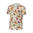 thumbnail image 6 of Wukai Cute Vegetables Print Men's Short-Sleeved Mesh T-Shirt,Quick-Dry Short Sleeve Workout T-Shirt-5X-Large, 6 of 8