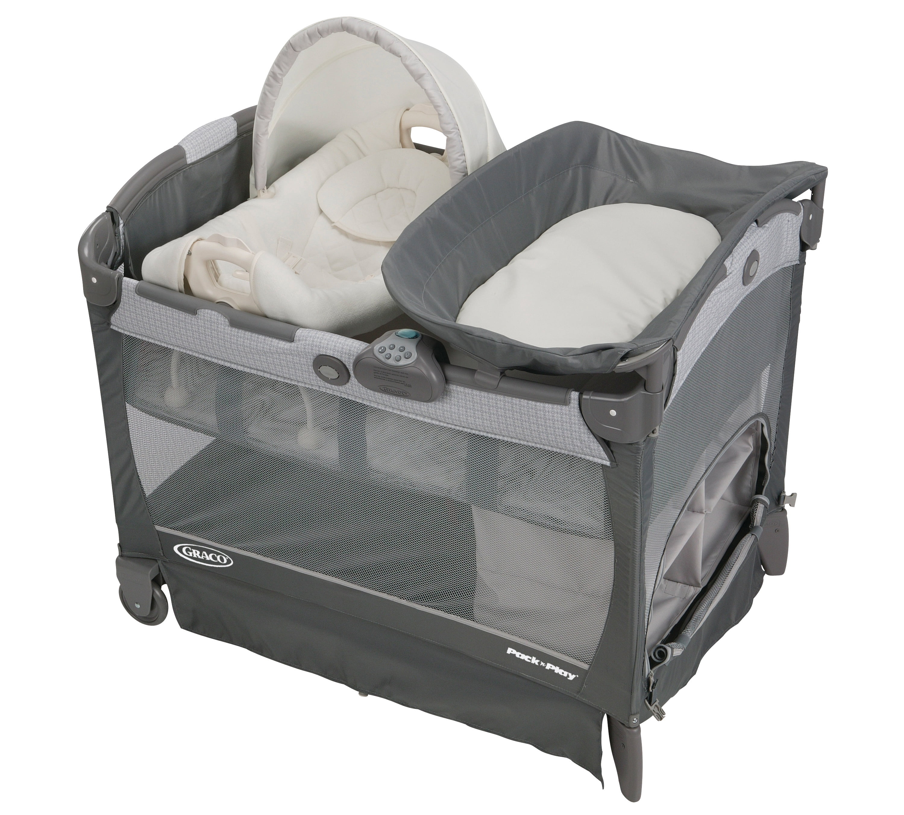 Photo 1 of Graco - Pack 'n Play Playard with Cuddle Cove Removable Seat, Glacier