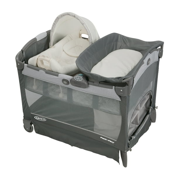 Graco Pack N Play Playard With Cuddle Cove Removable Seat Glacier Walmart Com Walmart Com
