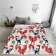 thumbnail image 5 of Fotbe Roosters Manta de Franela Acolchonada con Estampado, Súper Suave y Esponjosa, Extra Grande para Sofá, Cama, Uso Todo el Año-80"x60", 5 of 7