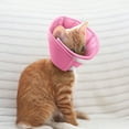 thumbnail image 5 of IDOMIK Soft Cat Cone Adjustable Dog Cone Recovery Collar Waterproof E Collar after Surgery, Pink, M, 5 of 7