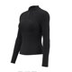 thumbnail image 4 of Tops de Cuello Alto para las Mujeres Respirable Running Fitness Yoga Top de Manga Larga, Pantalones Cortos Y Set Superior para las Mujeres Que Coinciden con Ropa Deportiva, 4 of 8