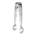 thumbnail image 1 of Billuyoard Mini pinzas para comida para barbacoa, fáciles de recoger, pinzas para azúcar estampadas en la cocina, con pinza para hielo pequeña Cocina y Comedor plateado, 1 of 6