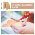 thumbnail image 4 of 50pcs Kraft Cardstock Paper Sheets for DIY Crafting Portable Handmade Origami and Painting Card Making, 4 of 7